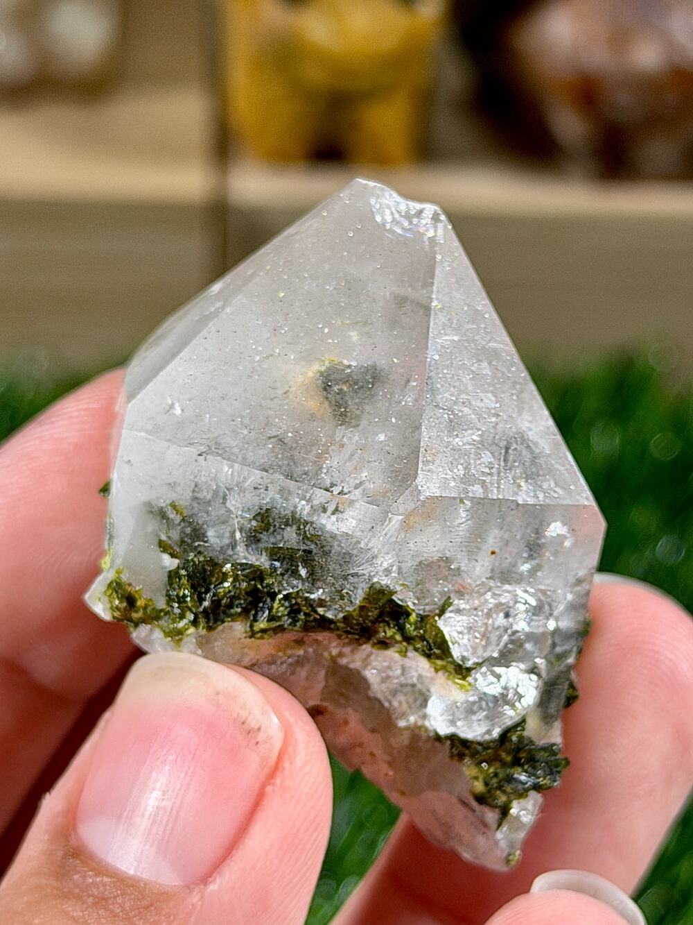 Epidote Included Quartz  1.8 oz (51g)